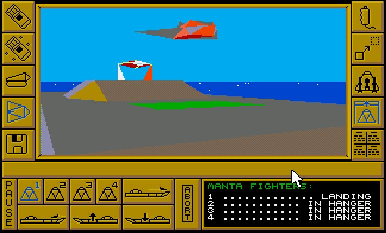 Carrier Command  1988 sci-fi game