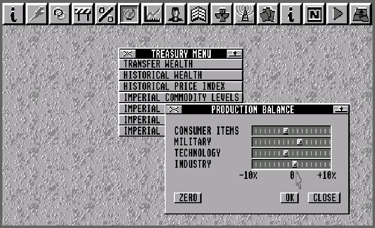 Imperium  1990 science fiction computer game