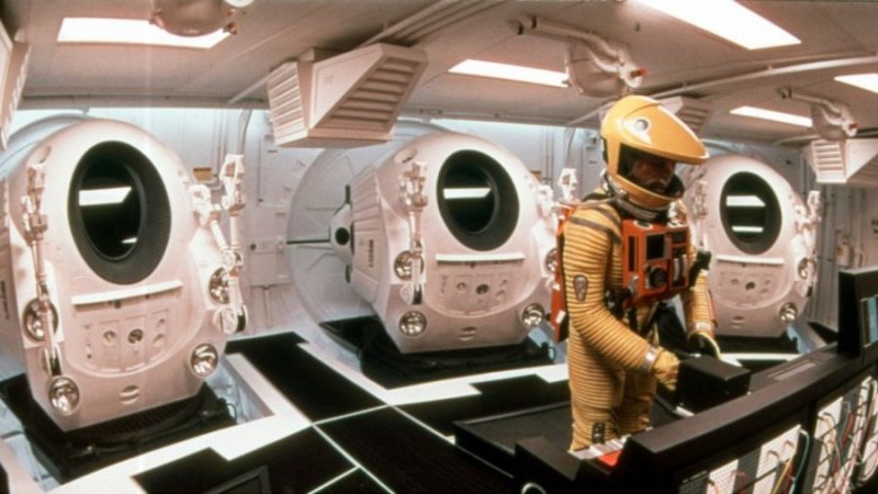 2001: A Space Odyssey Keir Dullea, Gary Lockwood, William Sylvester, American science fiction